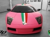 Matte Pink Lamborghini Murcielago at Italian Stampede 2012 012